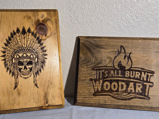 Custom 9 × 10 Wooden Plaque